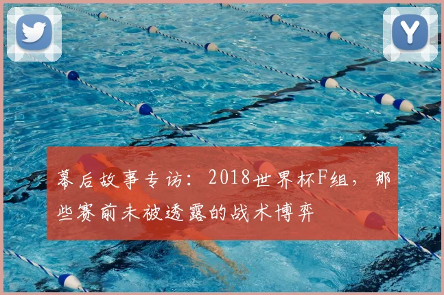 幕后故事专访：2018世界杯F组，那些赛前未被透露的战术博弈